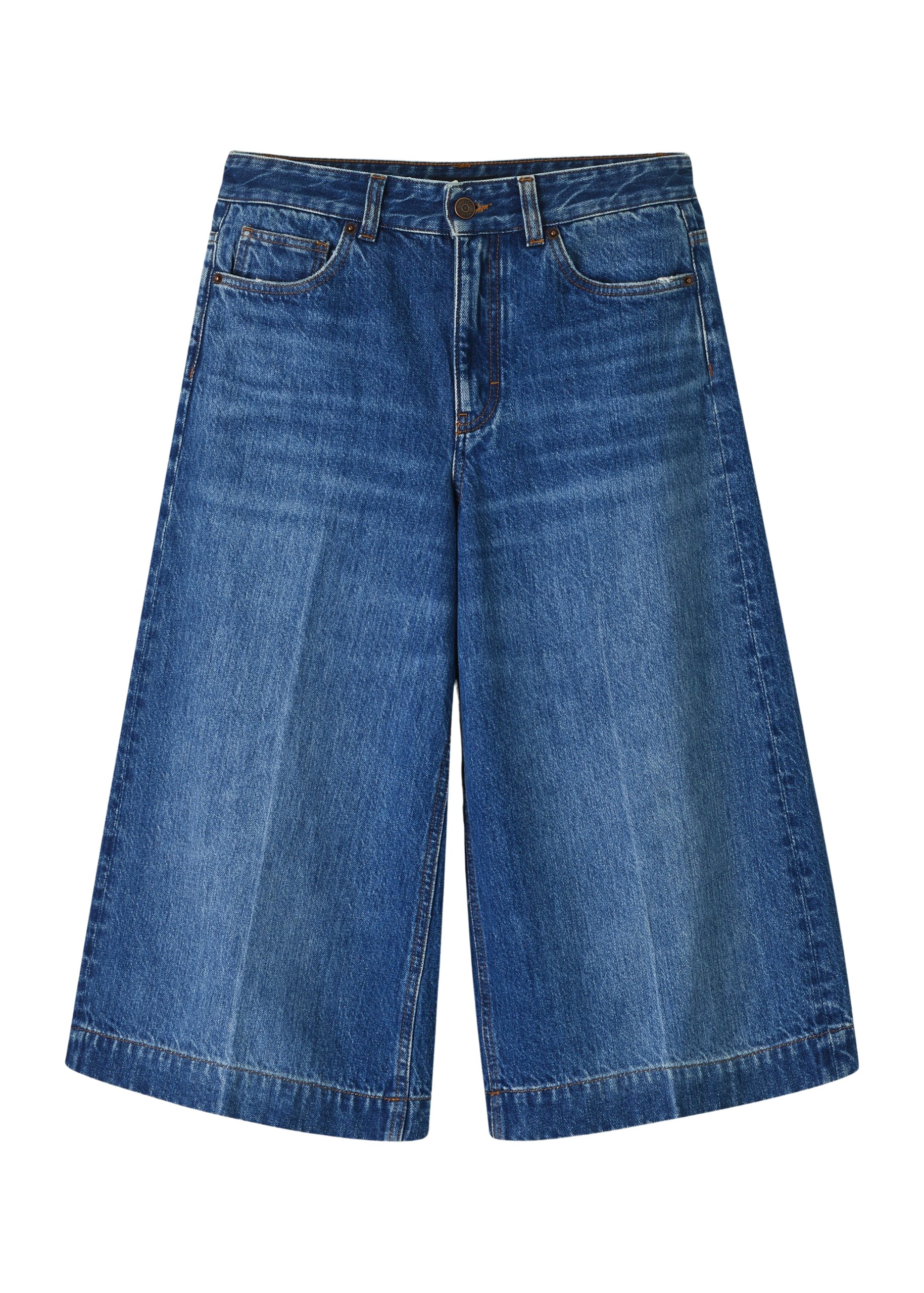 Me and Em Crease Front Denim Culotte