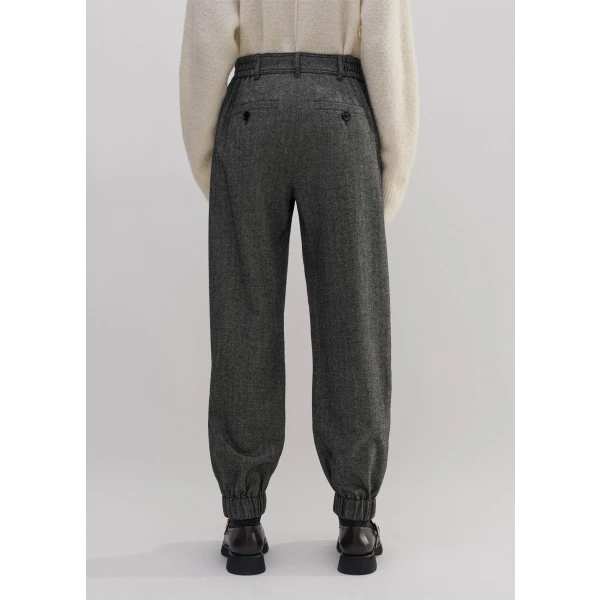 Elasticated Waist Tapered Pant - Image 5