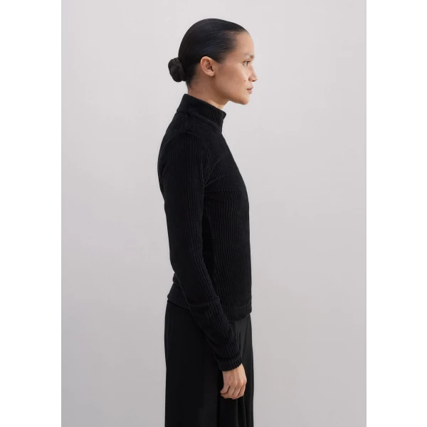 Fluid Cord Velour Slim Fit Top - Image 6