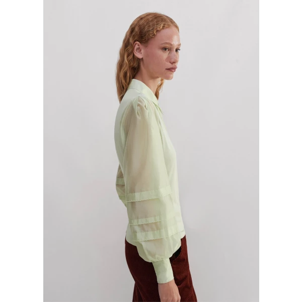 Fluid Scallop Detail Layering Shirt - Image 6