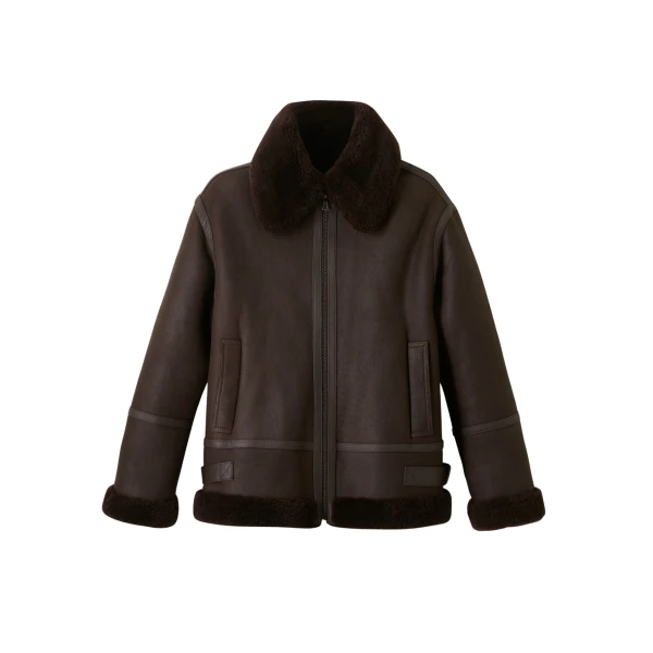 Forever Shearling Aviator Jacket