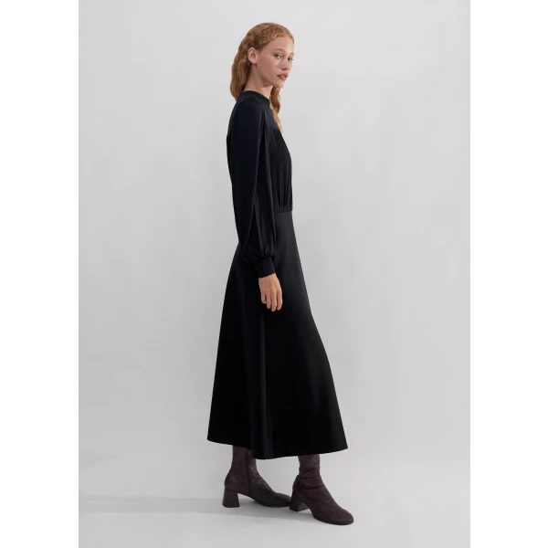 Gather Detail Midi Dress - Image 5