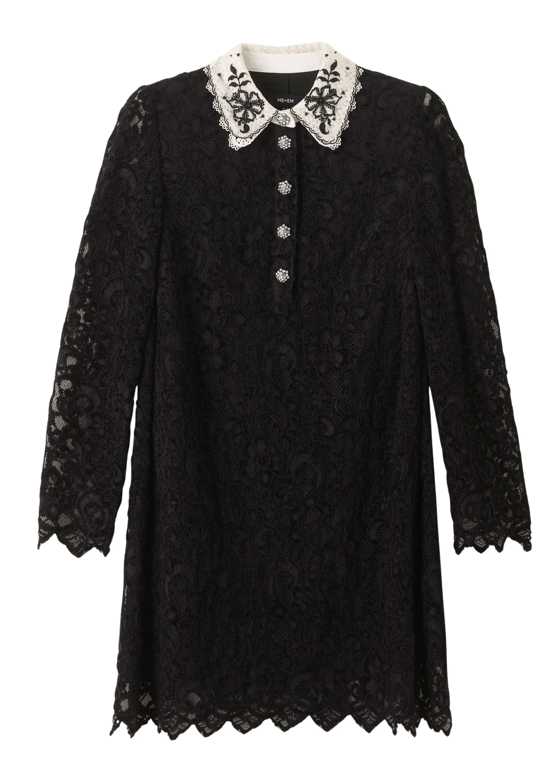 Me-and-Em-Lace-Collar-Shift-Dress-scaled72112_nobg Lace Collar Shift Dress - Image 1