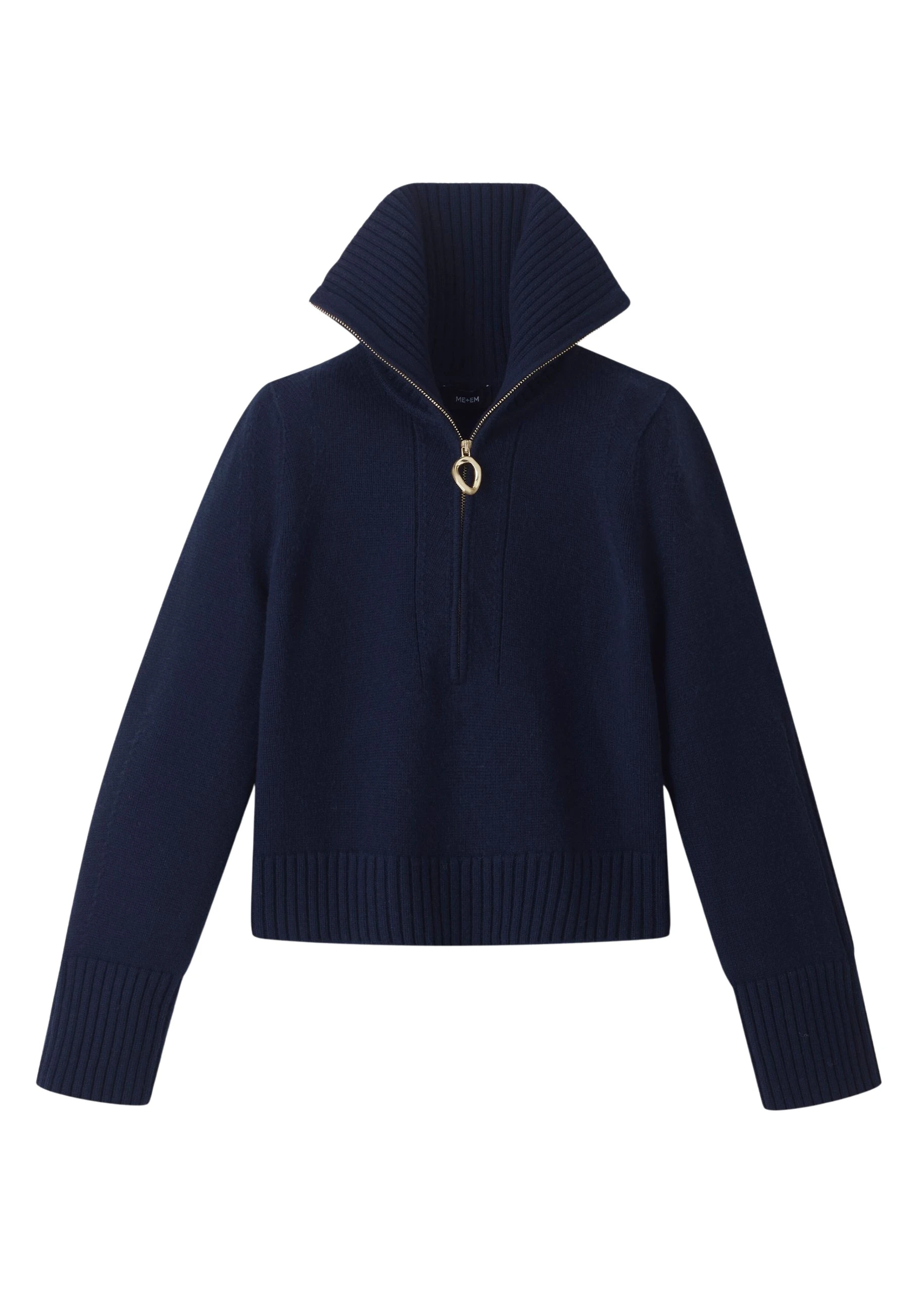 Me-and-Em-Merino-Cashmere-Half-Zip-Sweater-scaled46406_nobg Merino Cashmere Half Zip Sweater - Image 1