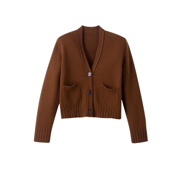 Merino Cashmere Relaxed Cardigan