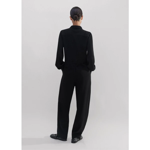 Modern Twill Tapered-Leg Jumpsuit + Belt - Image 5