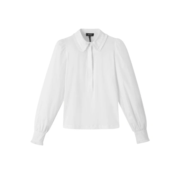 Pleat Detail Layering Shirt