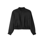Satin Twill Evening Bomber