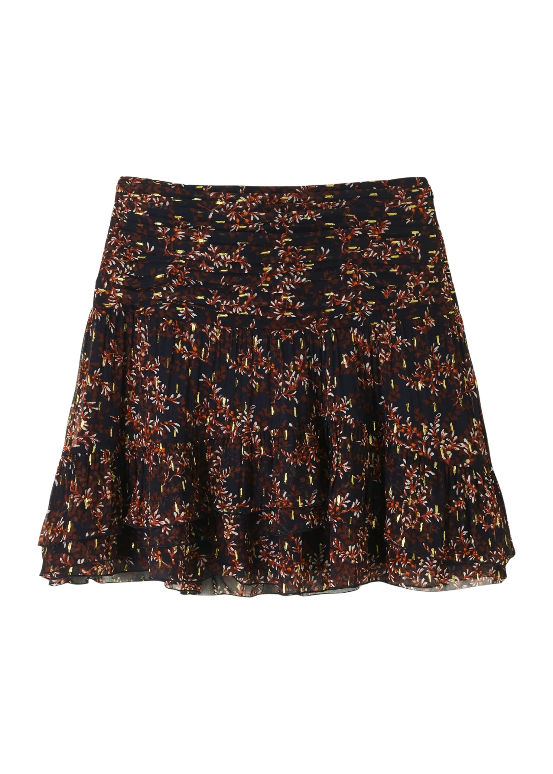Me-and-Em-Shadow-Berry-Print-Metallic-Mini-Skirt-scaled26152_nobg Shadow Berry Print Metallic Mini Skirt - Image 1