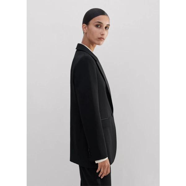 Sharp Shoulder Tux Blazer - Image 6