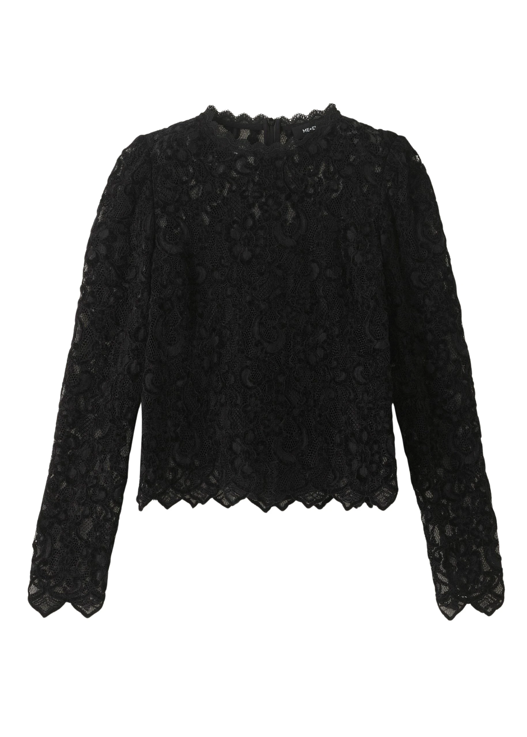 Me-and-Em-Sheer-Lace-High-Neck-Blouse-Cami-scaled14447_nobg Sheer Lace High Neck Blouse + Cami - Image 1