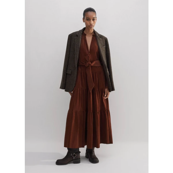 Soft Cord Maxi Dress + Belt - Image 5