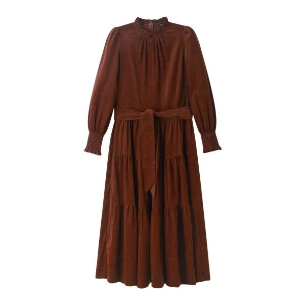 Soft Cord Maxi Dress + Belt