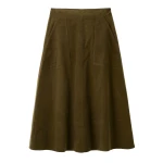 Soft Cord Midi Skirt
