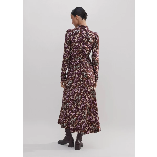 Tulip Print Midi Dress - Image 5