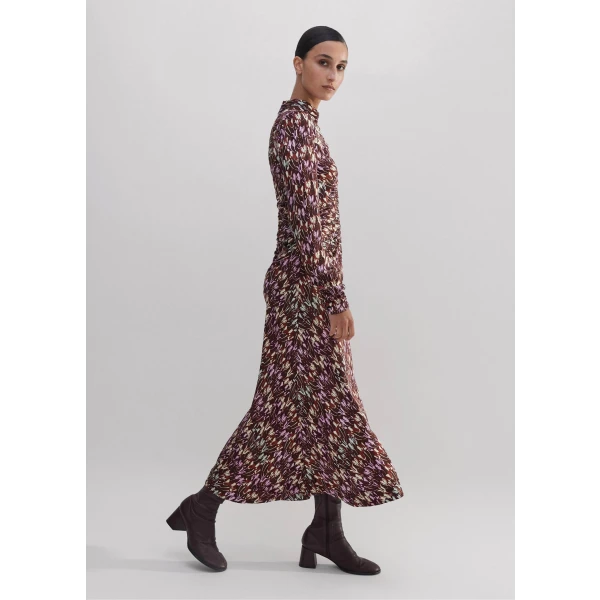 Tulip Print Midi Dress - Image 6