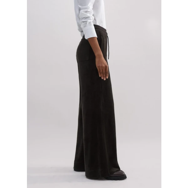 Velour Wide-Leg Track Pant - Image 6