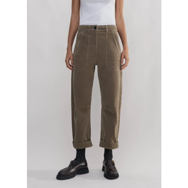 Washed Velvet Engineered-Leg Pant - Image 5