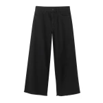 Wide-Leg Ankle-Length Jean