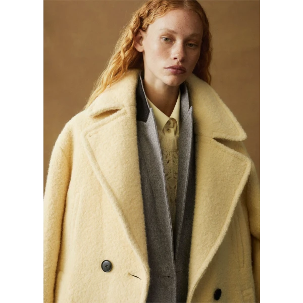 Wool-Blend Bouclé Coat - Image 6