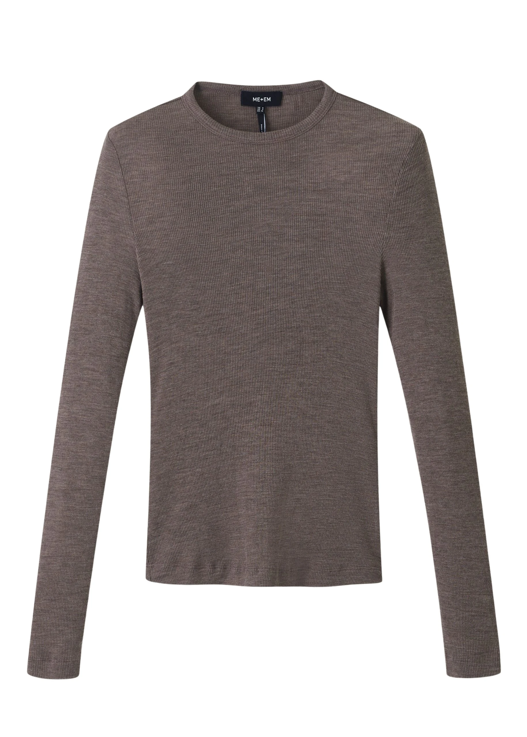 Me-and-Em-Wool-Jersey-Crew-Neck-Top-scaled61879_nobg Wool Jersey Crew Neck Top - Image 1