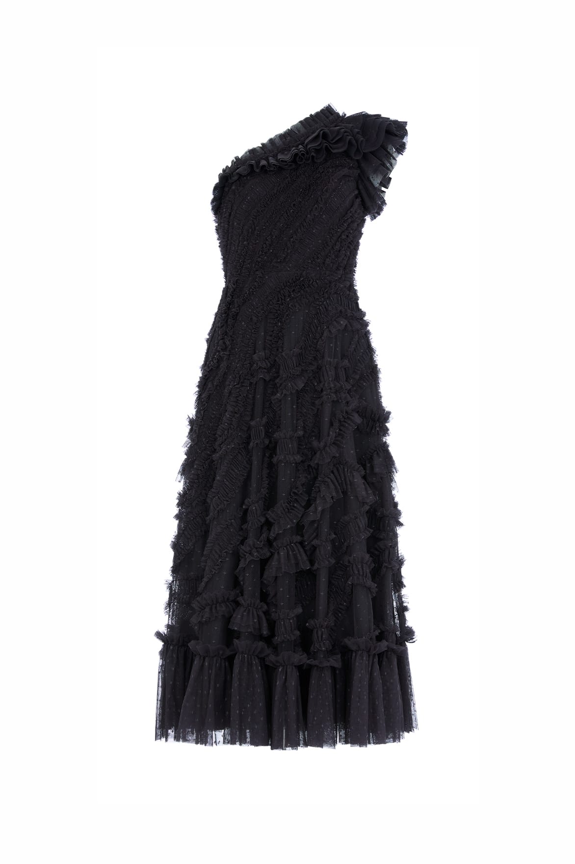 Needle and Thread Aaliyah One-Shoulder Ballerina Dress