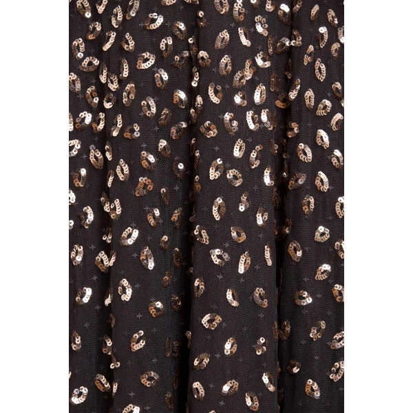 Autumn Leaves Off-Shoulder Ballerina Dress - Image 5
