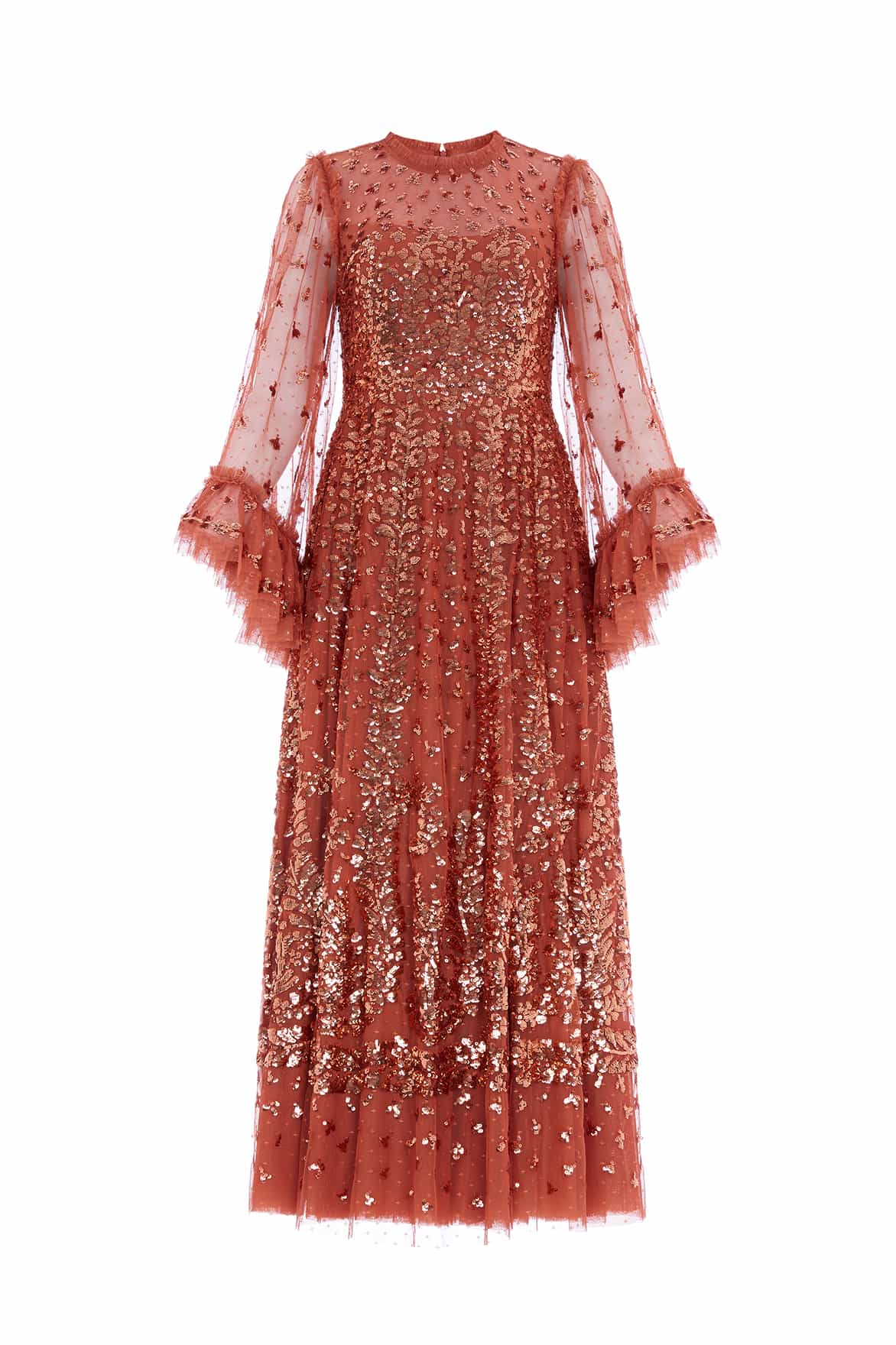 Needle and Thread Fern Ankle Gown
