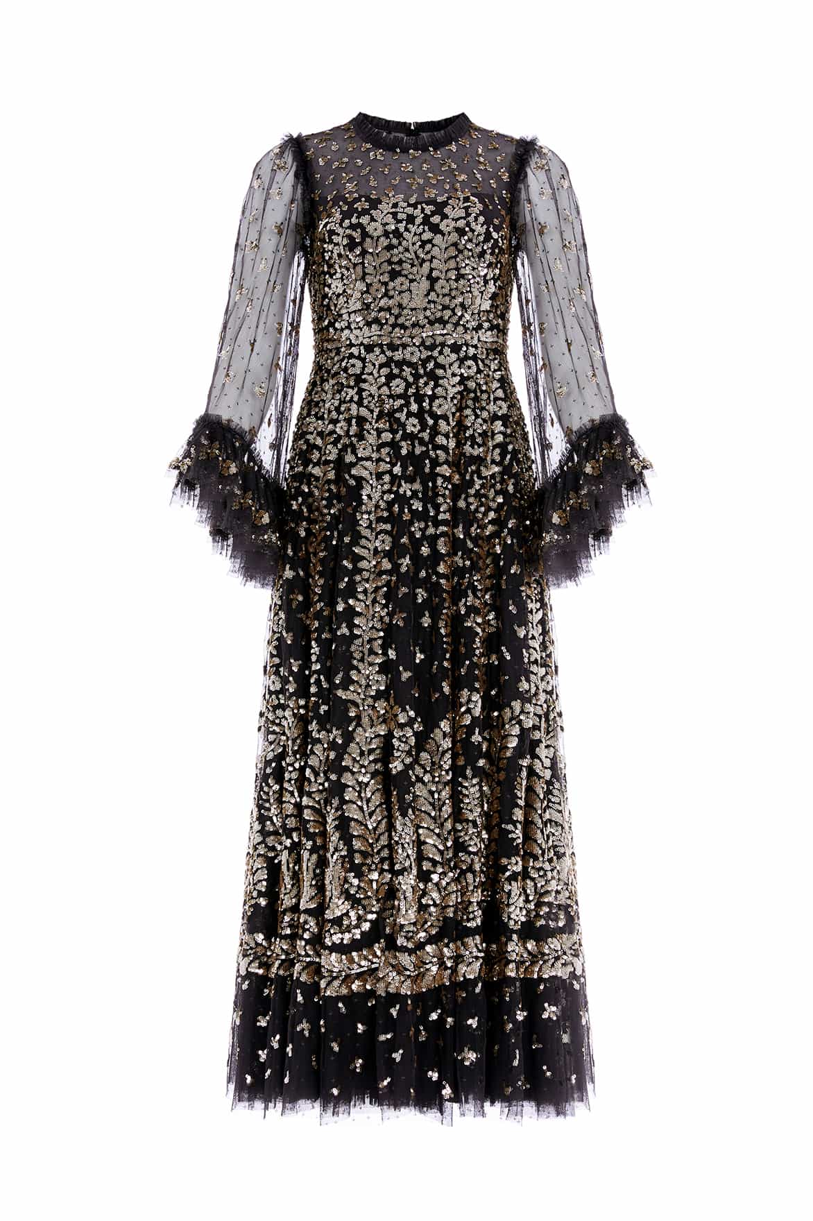 Needle and Thread Fern Ankle Gown
