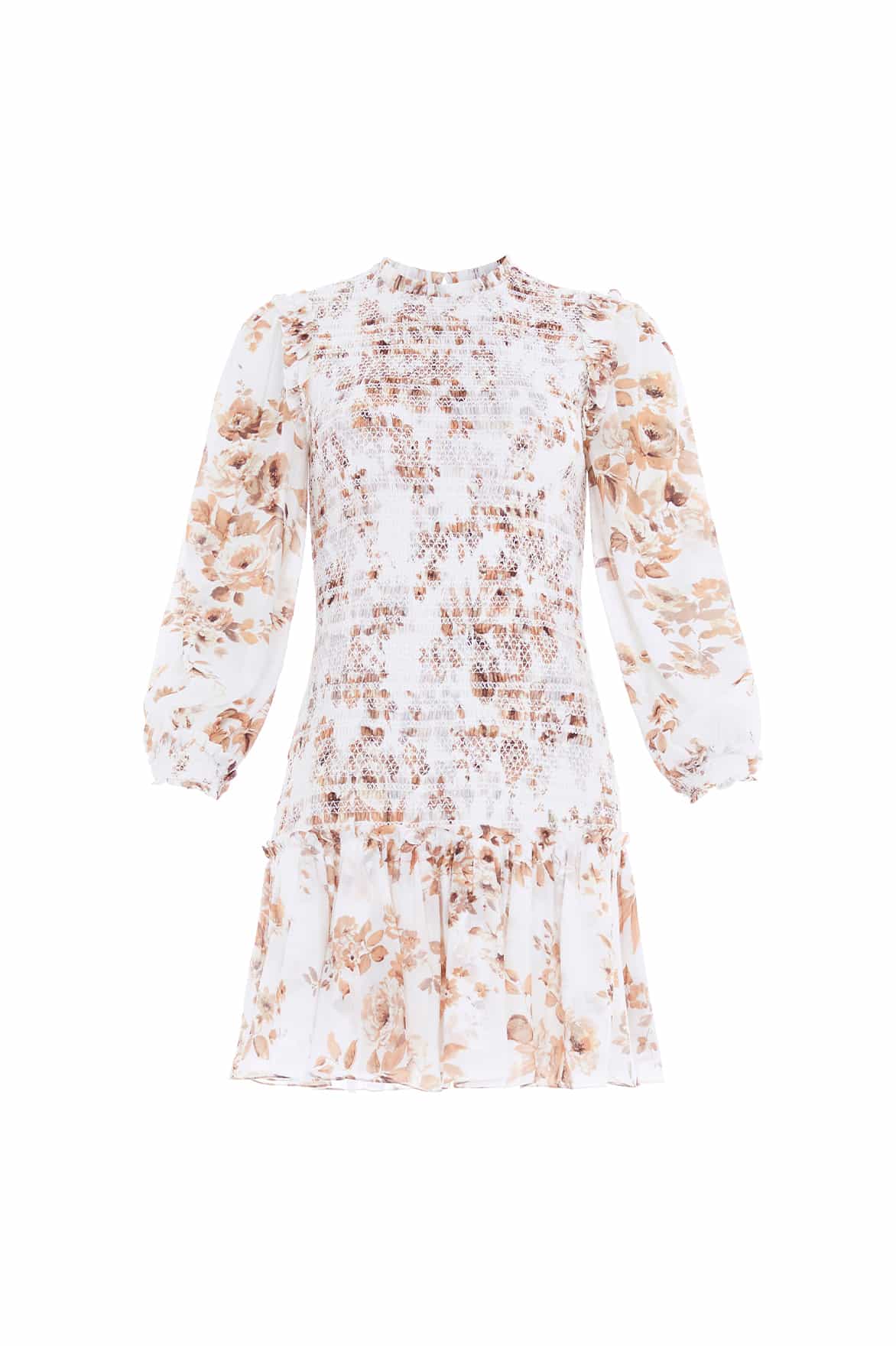 Needle and Thread Vintage Rose Ellis Chiffon Micro Mini Dress