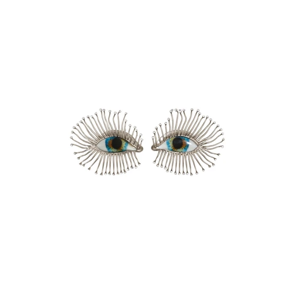 Eyes Rhinestone Earrings