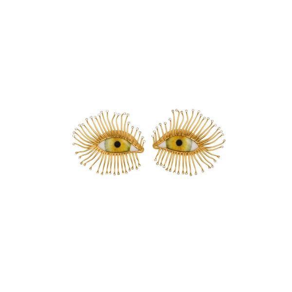Eyes Rhinestone Earrings