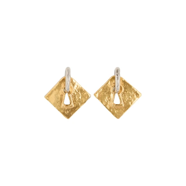 Hoops Keyhole Earrings