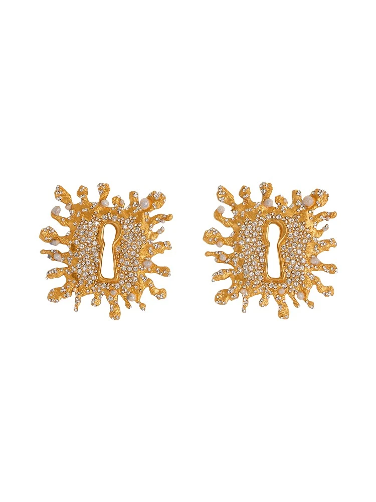 Schiaparelli-Keyhole-Earring-Jewel79076_nobg Keyhole Earring Jewel - Image 1
