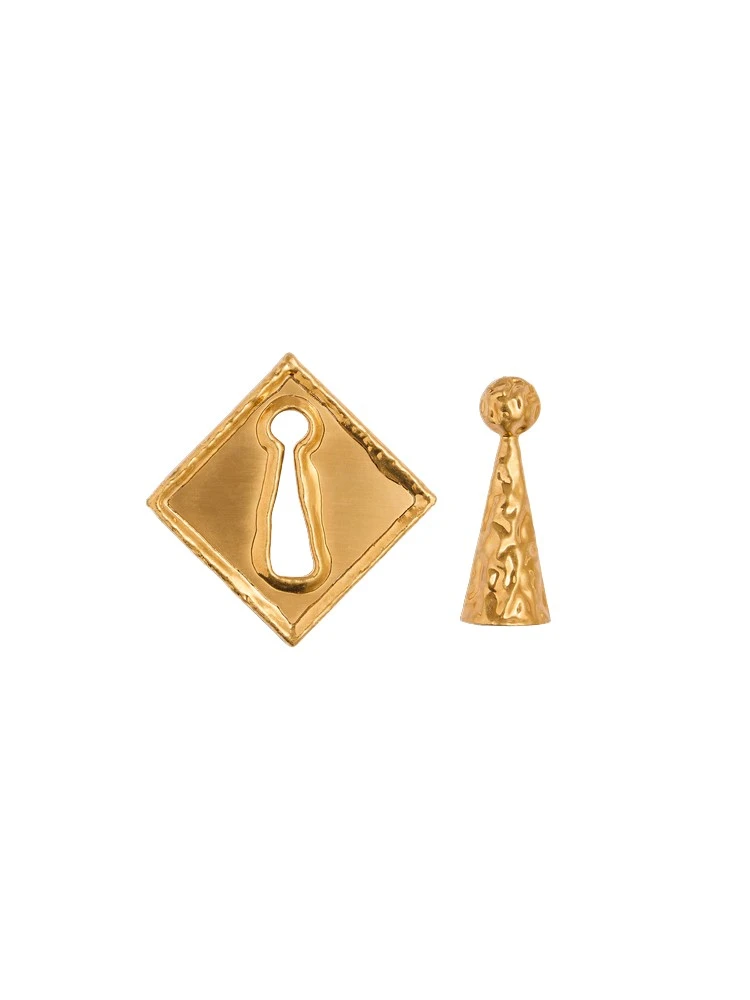 Schiaparelli-Keyhole-Plate-Earrings64683_nobg Keyhole Plate Earrings - Image 1