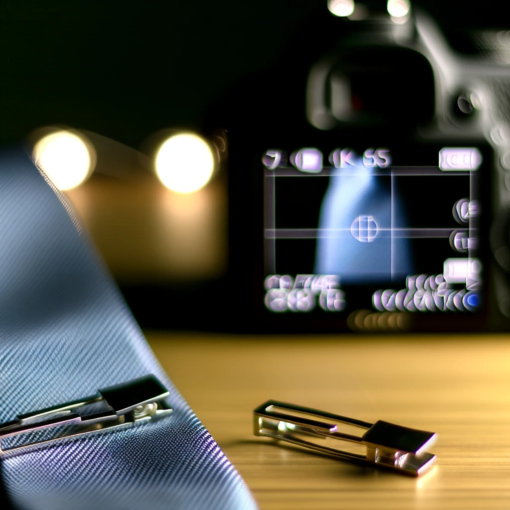 how to wear a tie clip