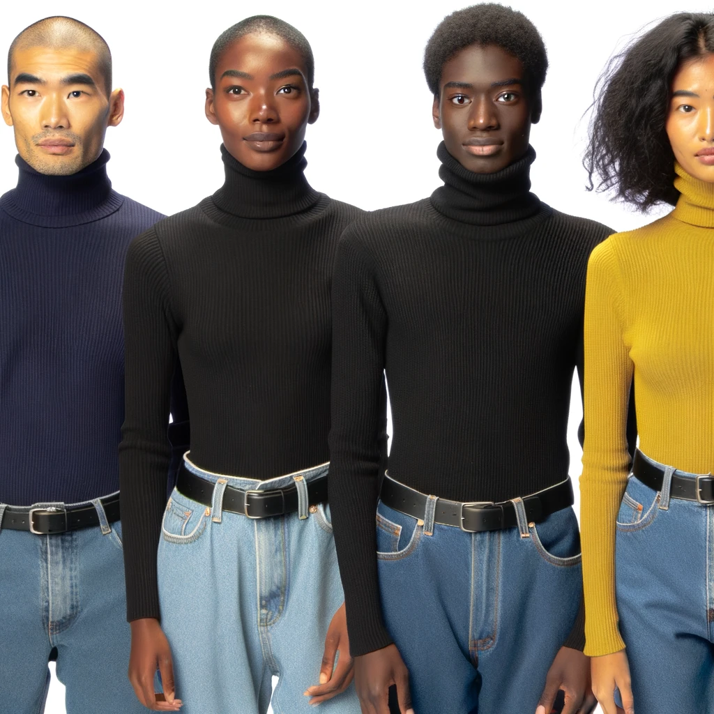 how to wear a turtleneck