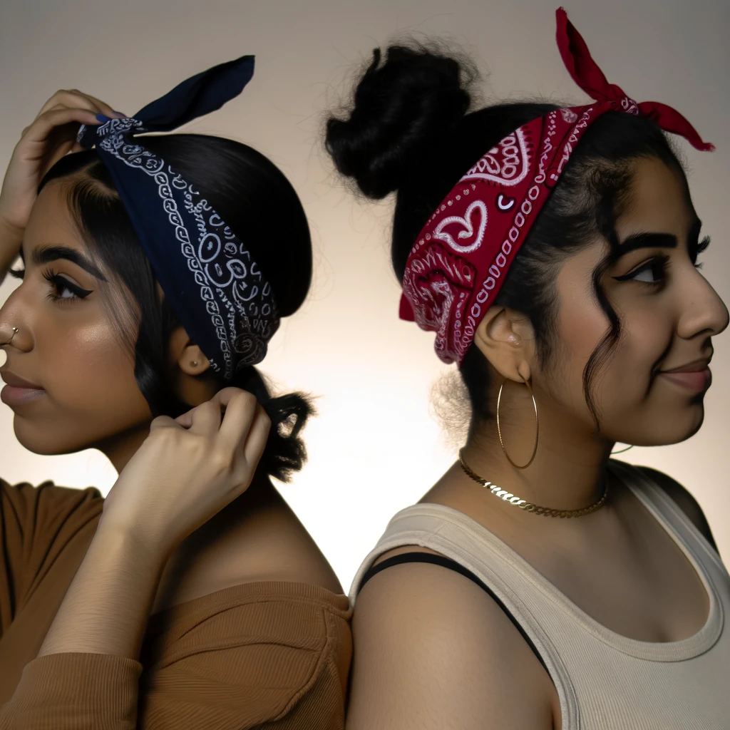 how to wear bandana in hair