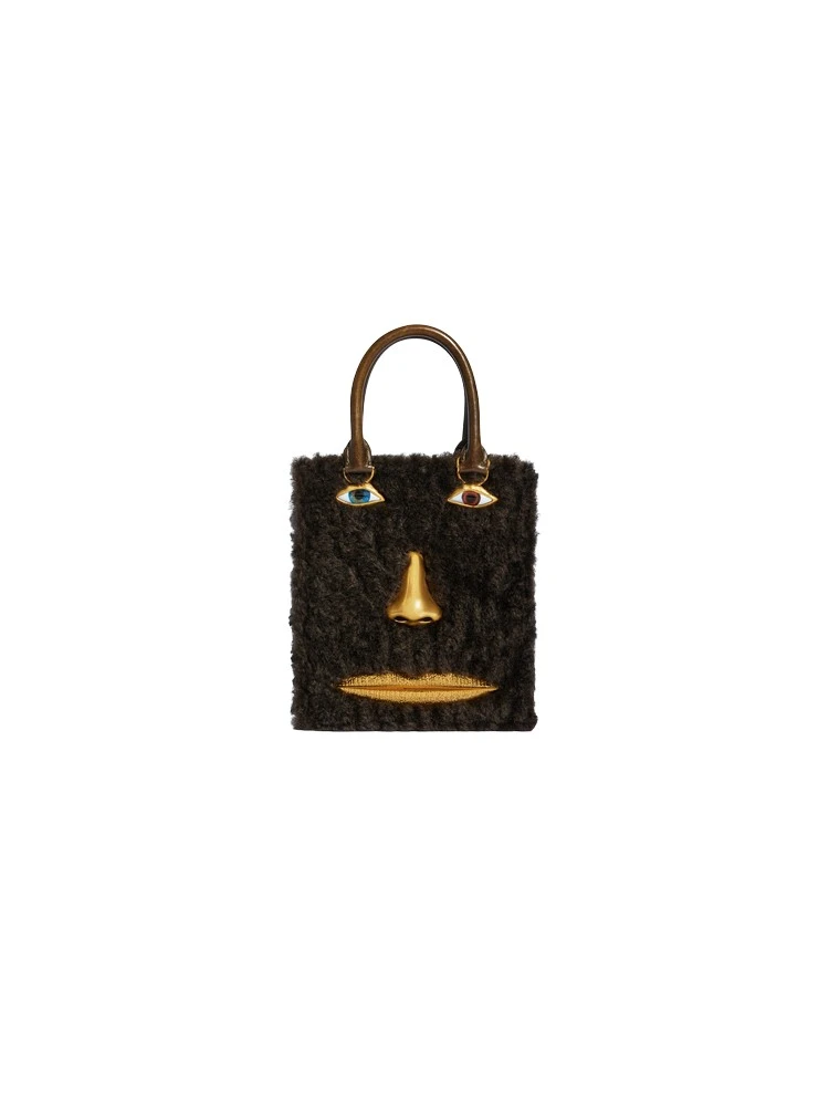 Schiaparelli Mini Anatomy Jewelry Bag in Black Schiaparelli Mini Anatomy Jewelry Bag in Black