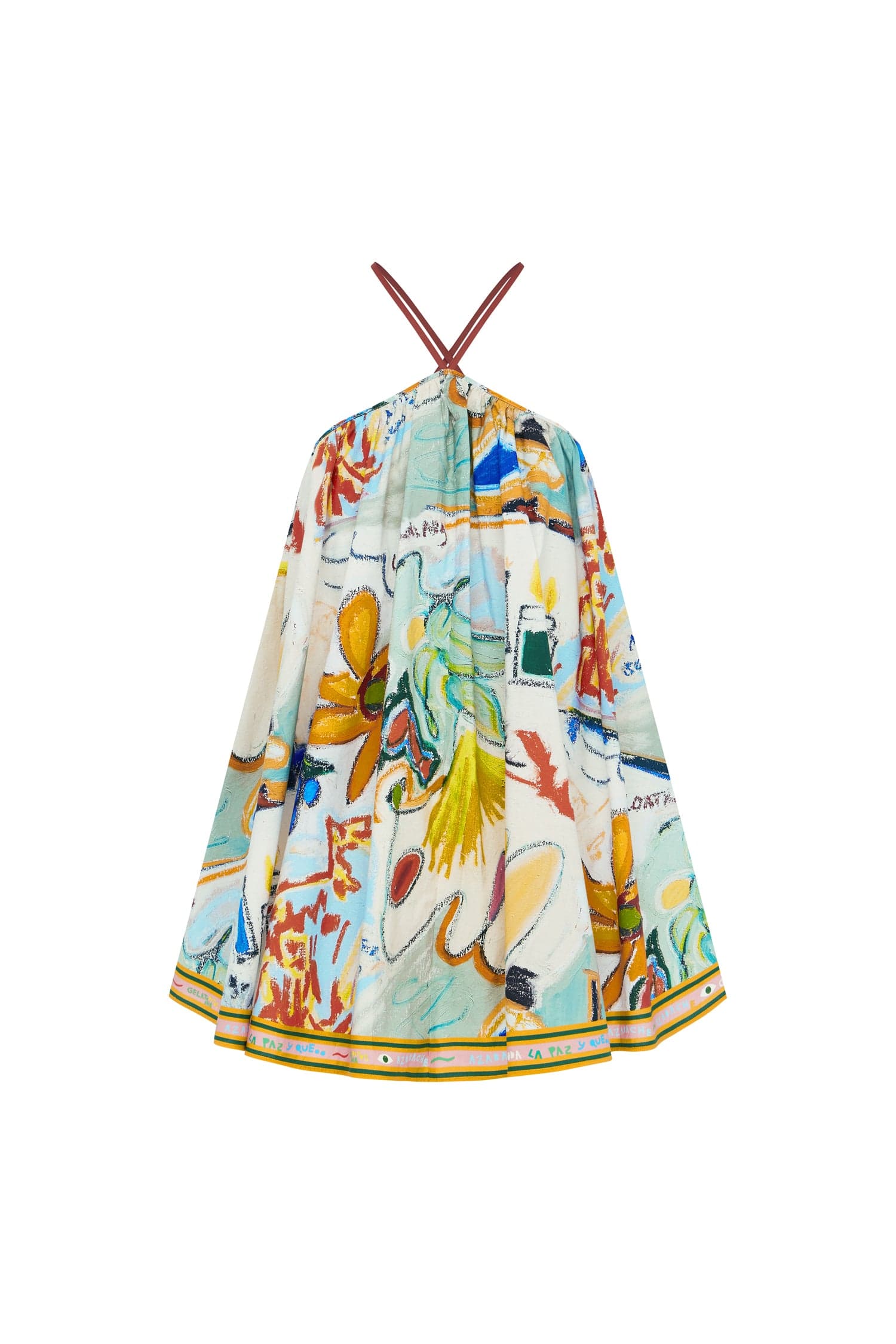 Alemais La Charrasca Halter Mini Dress