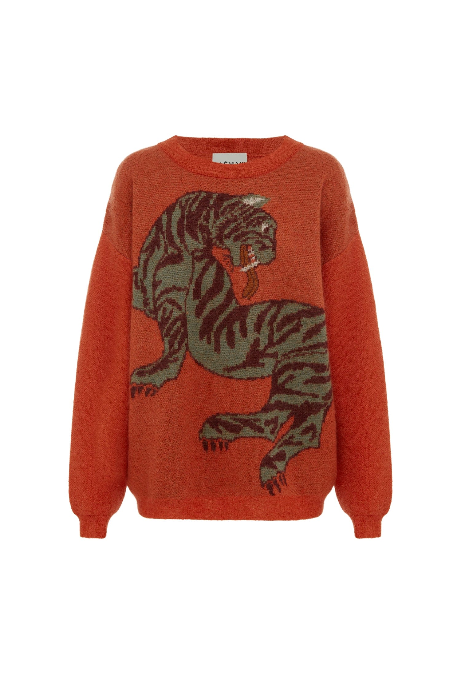 Alemais Tiger Jumper Tangerine Knit
