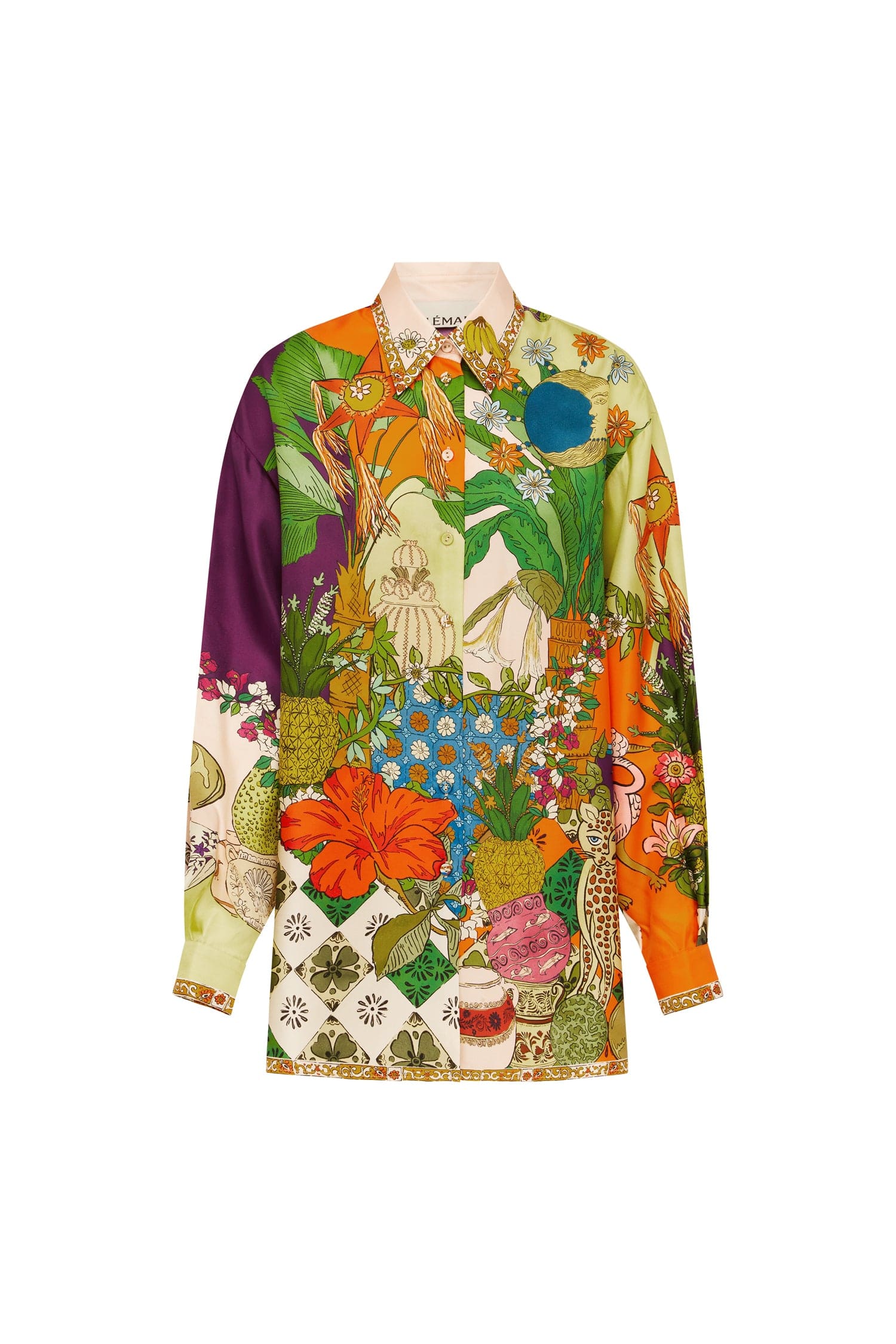 Alemais Tiger Silk Shirt