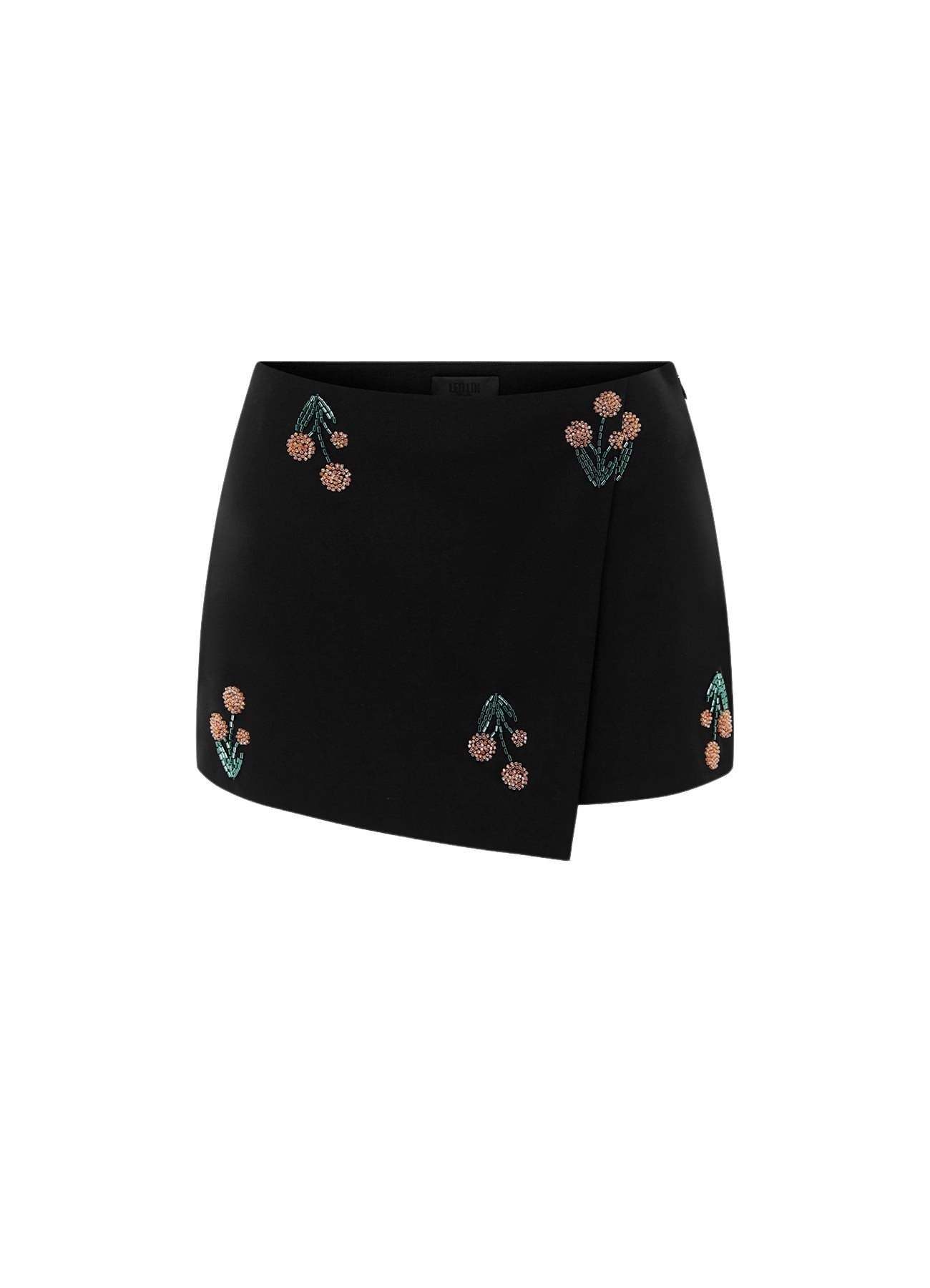 Leo Lin Aria Embellished Skort – Wildflower Beading Shorts