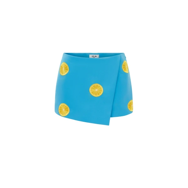 Aria Embroidered Skort - Citrus Embroidery
