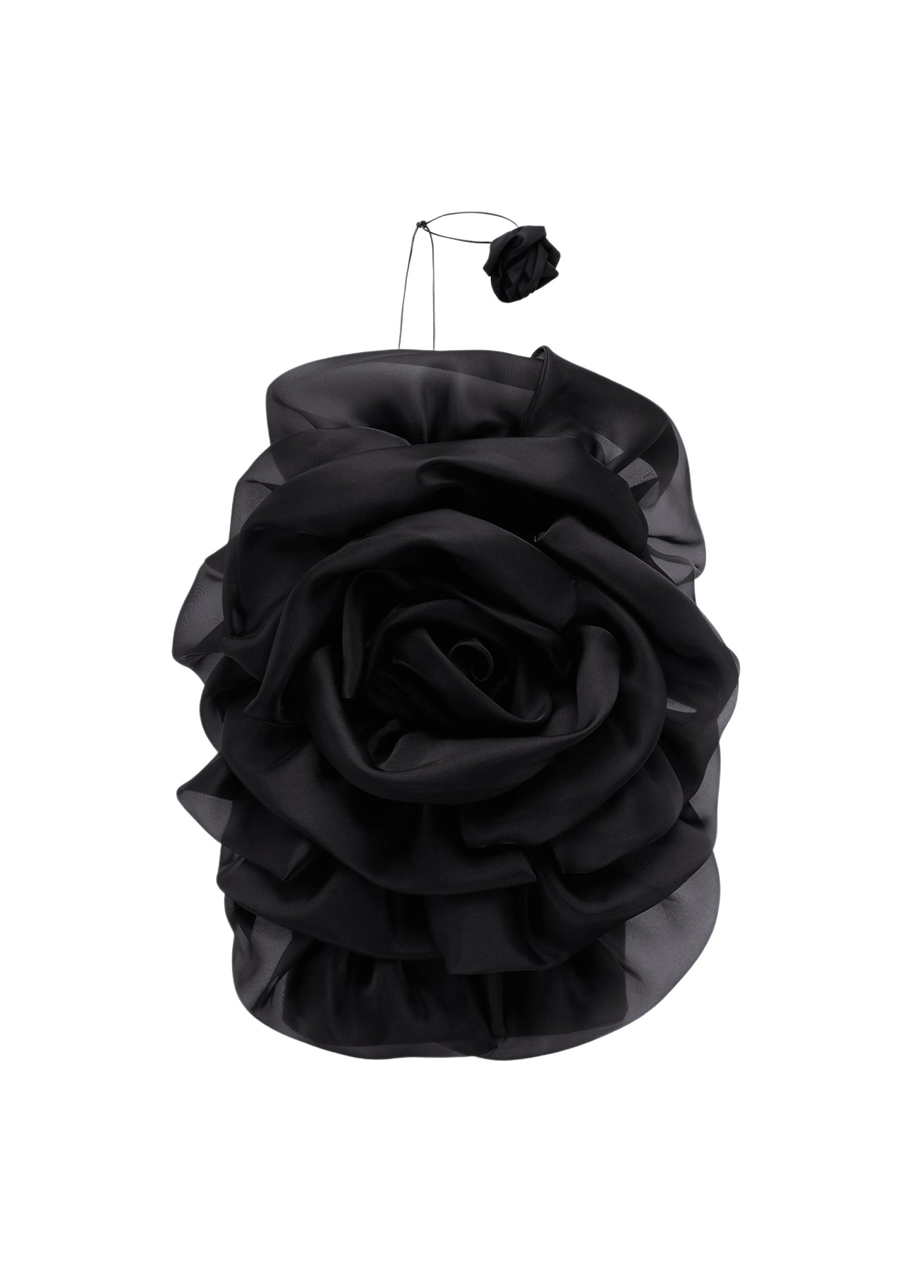 Leo Lin Bloom Rose Mini Dress – Ebony