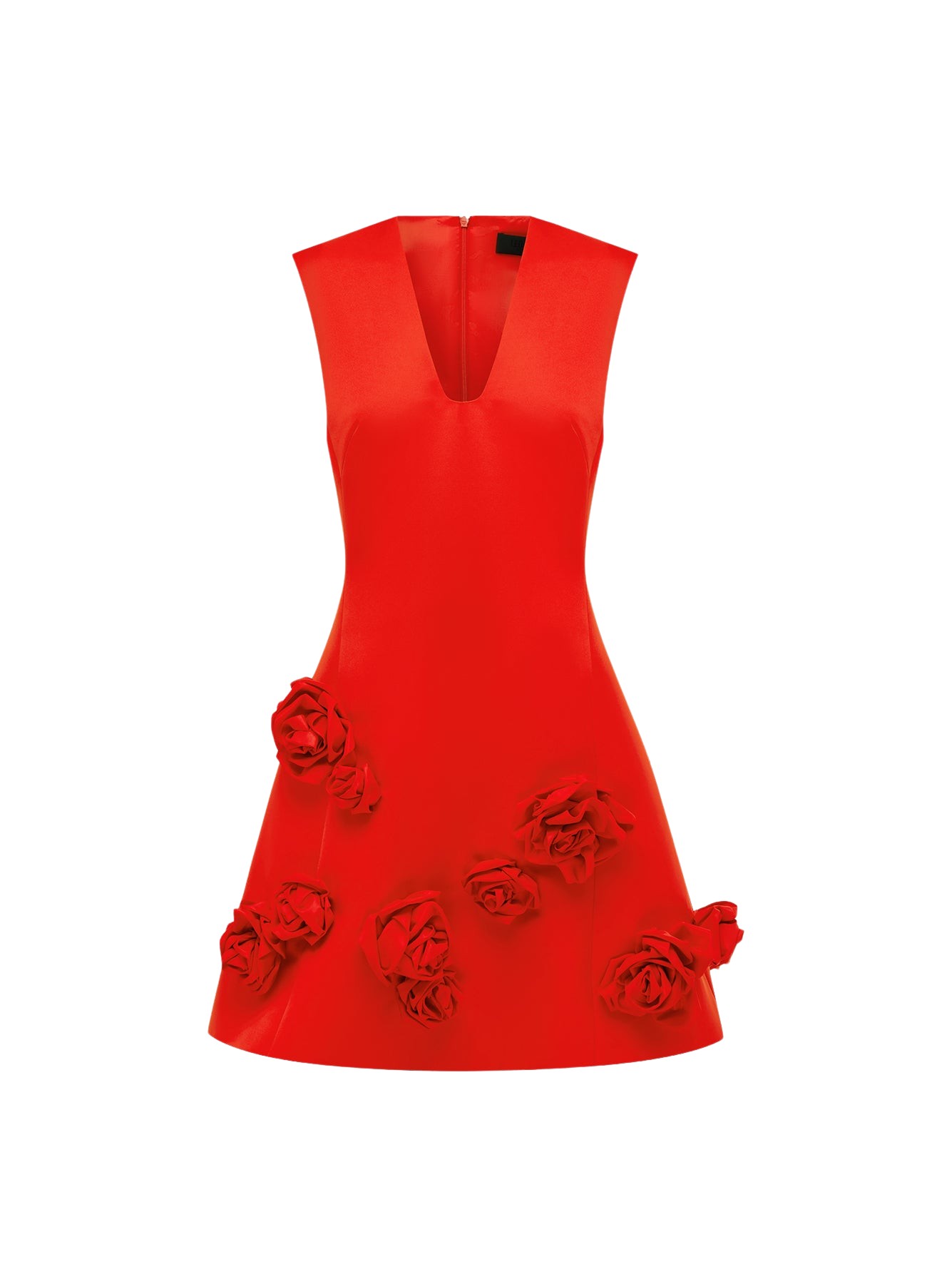 Leo Lin Briana V Neck Mini Dress – Scarlet