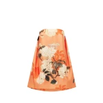 Fay Mini Dress - Hydrangea Print in Tangerine