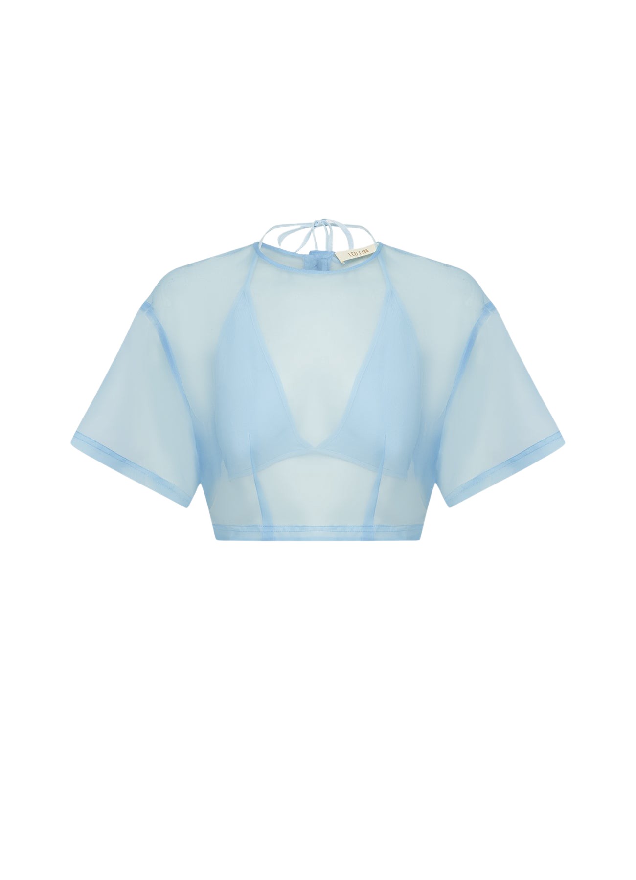 Leo Lin Indie Sleeve Top – Powder Blue