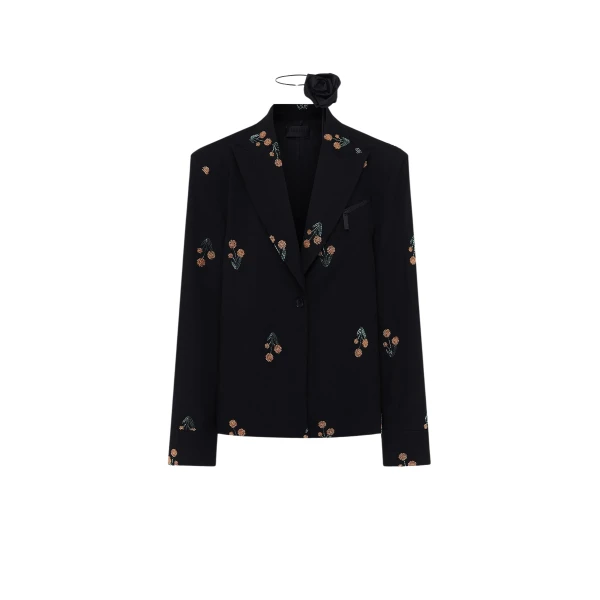 Jovanna Embellished Blazer - Wildflower Beading