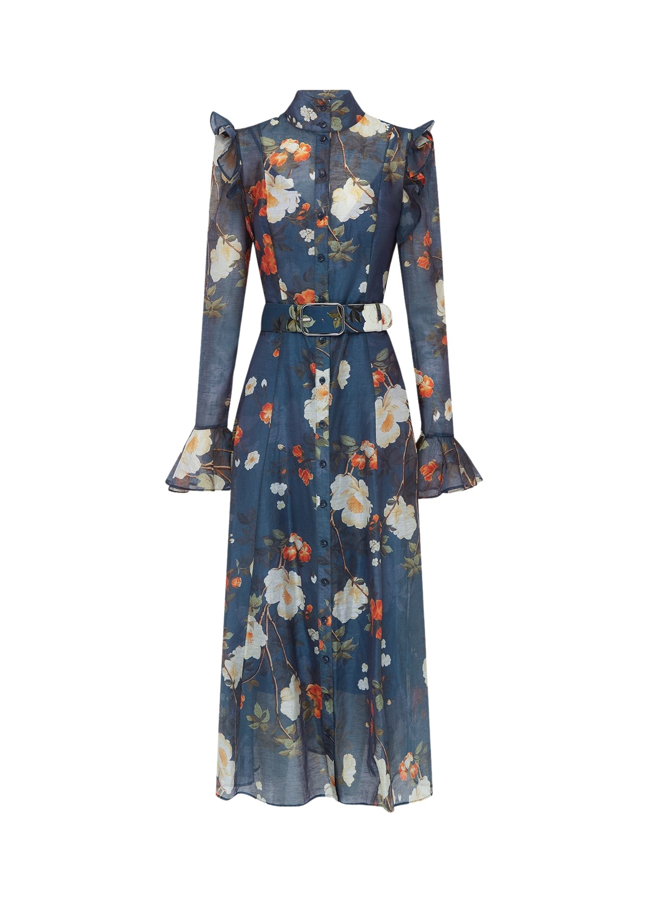 Leo Lin Katrina Butterfly Sleeve Midi Dress – Pear Blossom Print